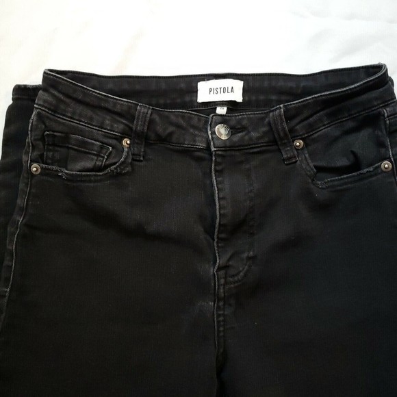 Pistola Black Mid-Rise 10" Skinny Jeans Size 28 Style P6632BEM-MID Revolve - Picture 4 of 5